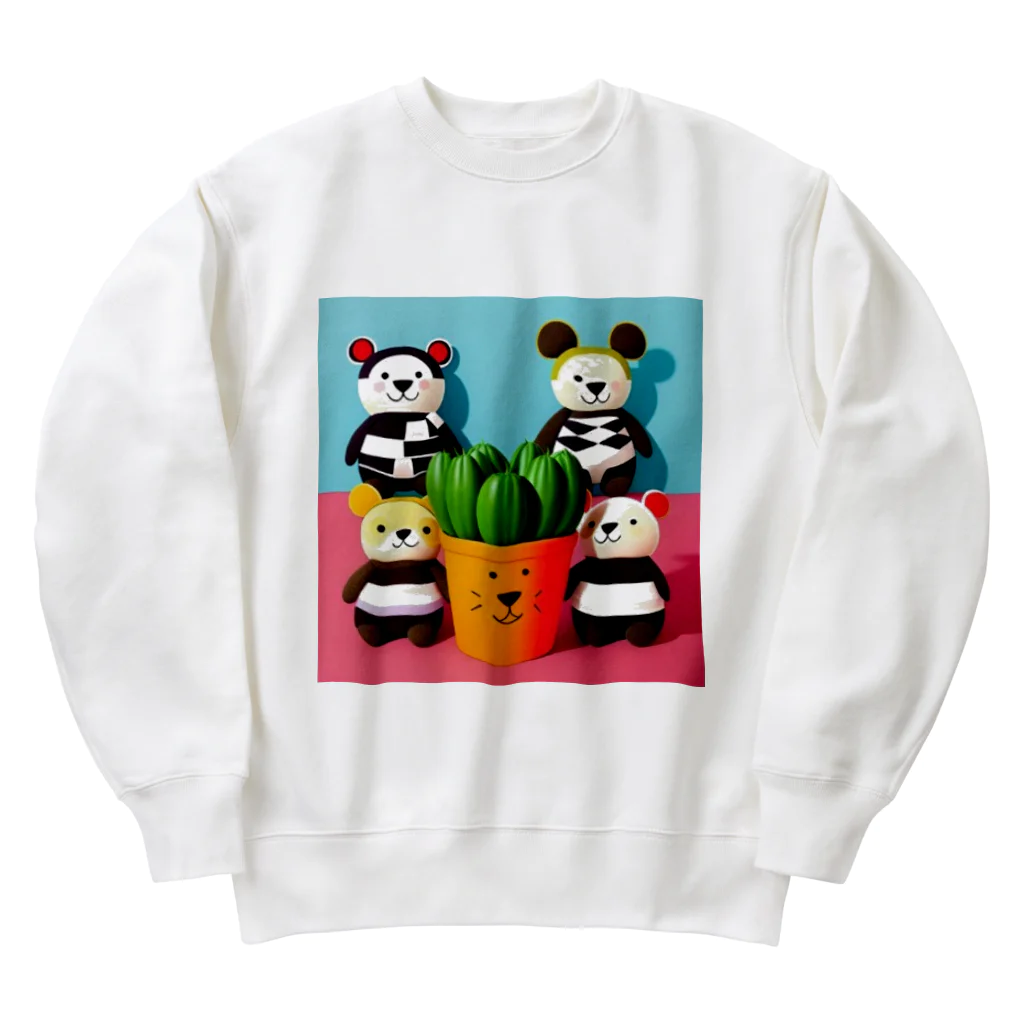 ZARAMEのぱんくま Heavyweight Crew Neck Sweatshirt