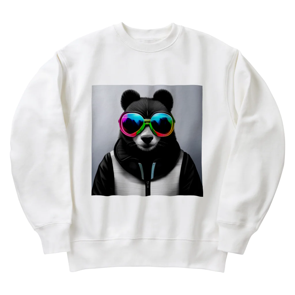 MariElegantのワイルドパンダ Heavyweight Crew Neck Sweatshirt