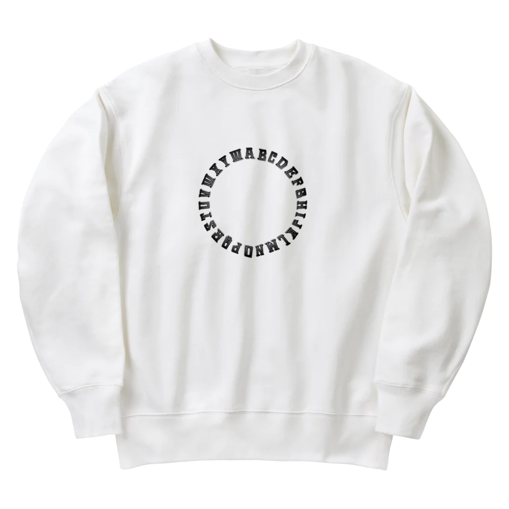 アルアルのアルファベットリング Heavyweight Crew Neck Sweatshirt