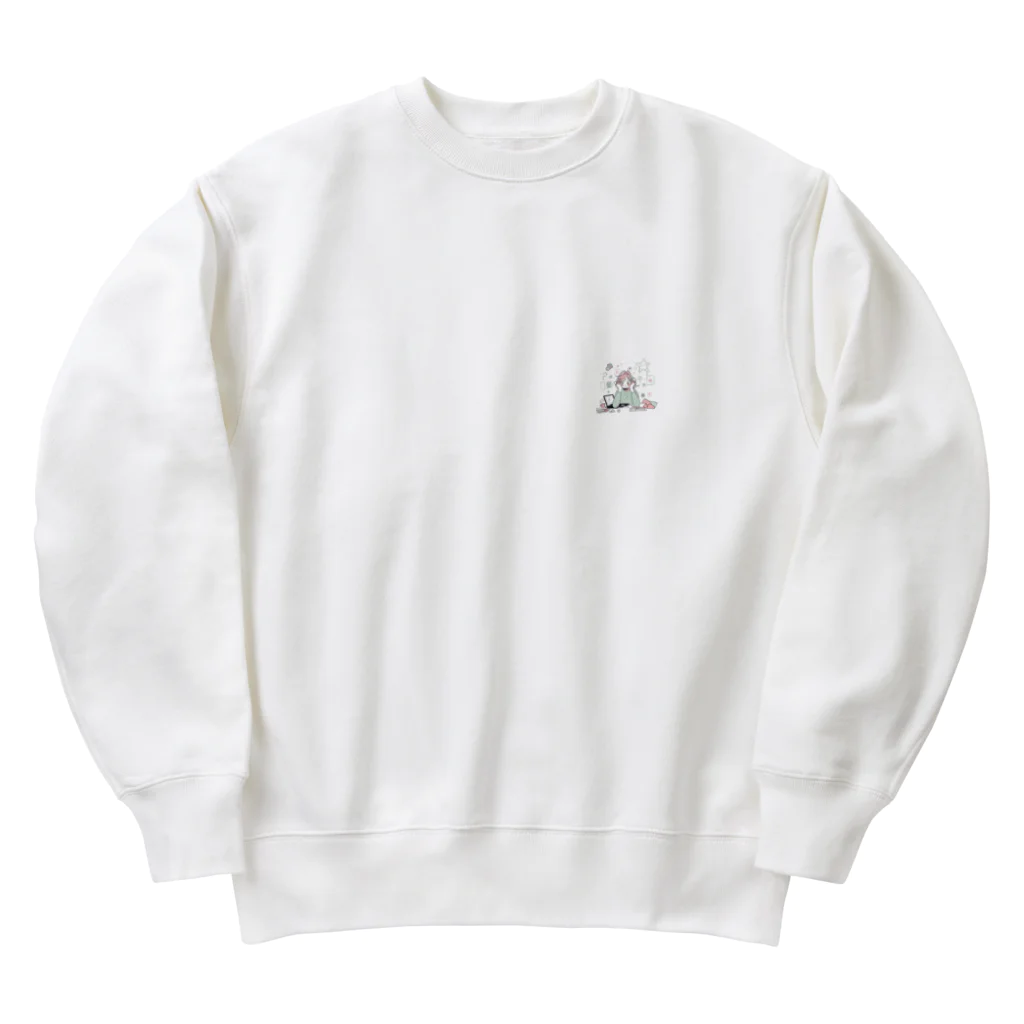 Nyui88のどうしよう Heavyweight Crew Neck Sweatshirt