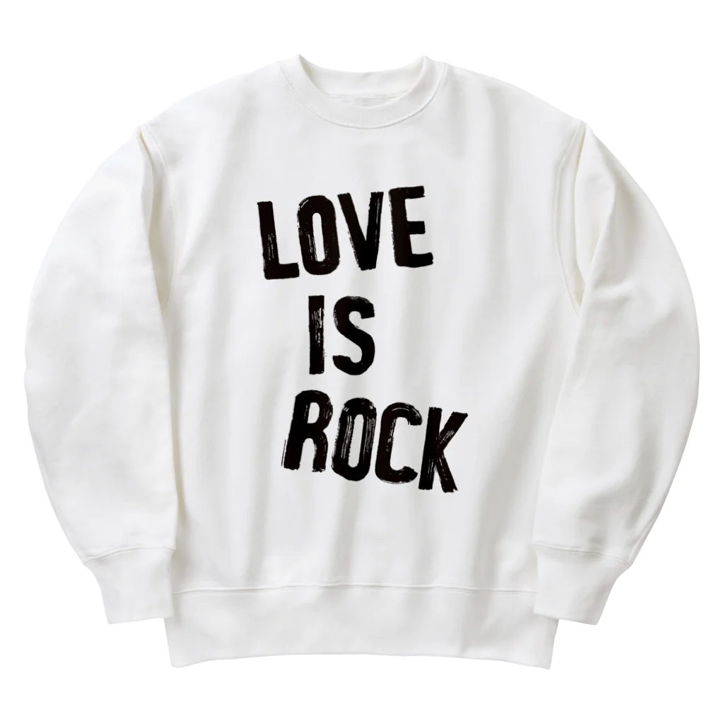 ファンタジスターのLOVE IS  ROCK Heavyweight Crew Neck Sweatshirt