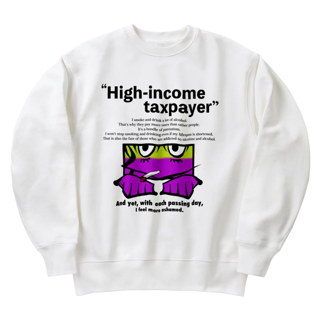 名脇役のsmoke girl Heavyweight Crew Neck Sweatshirt