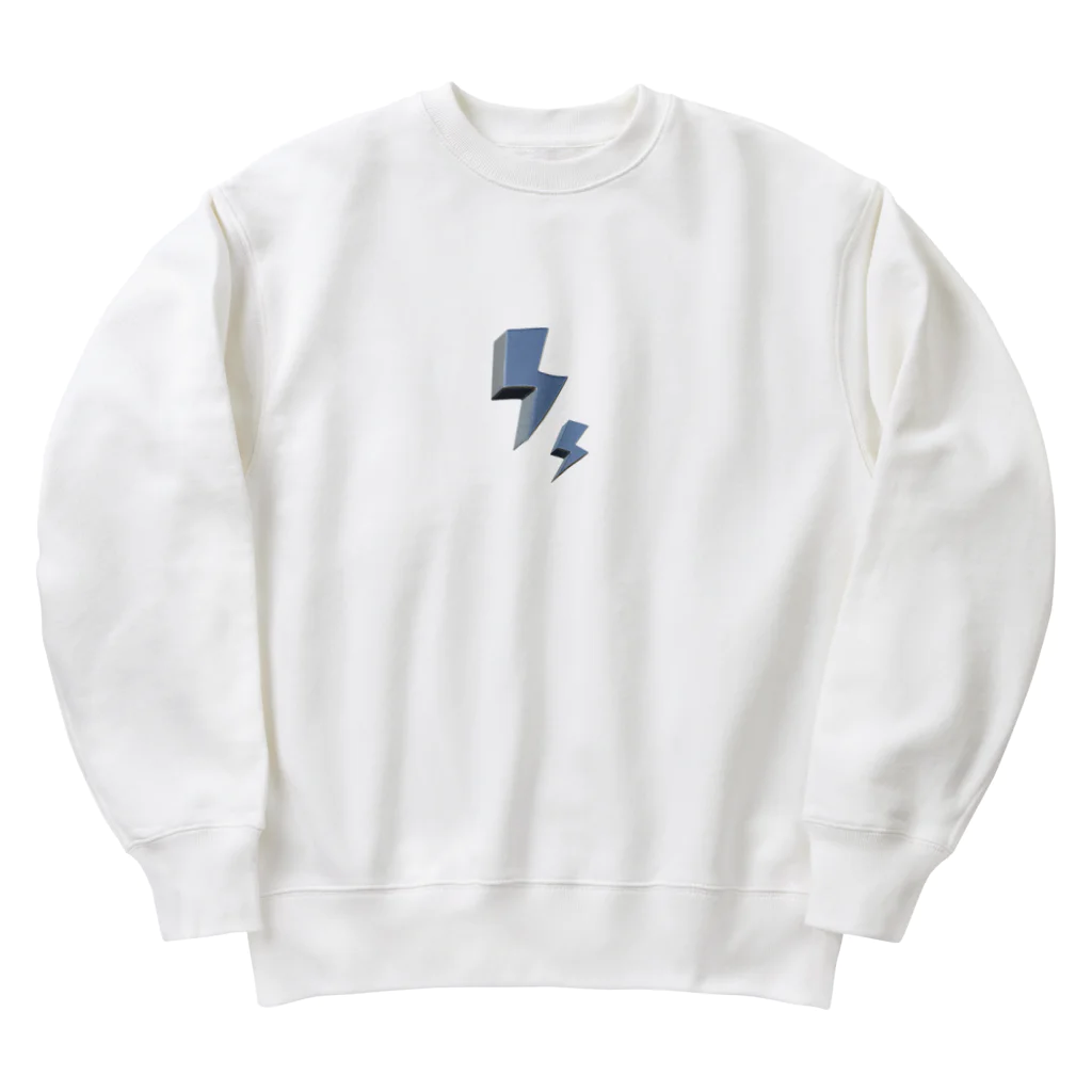 kaka_shopのイナヅマ　ビカビカ Heavyweight Crew Neck Sweatshirt