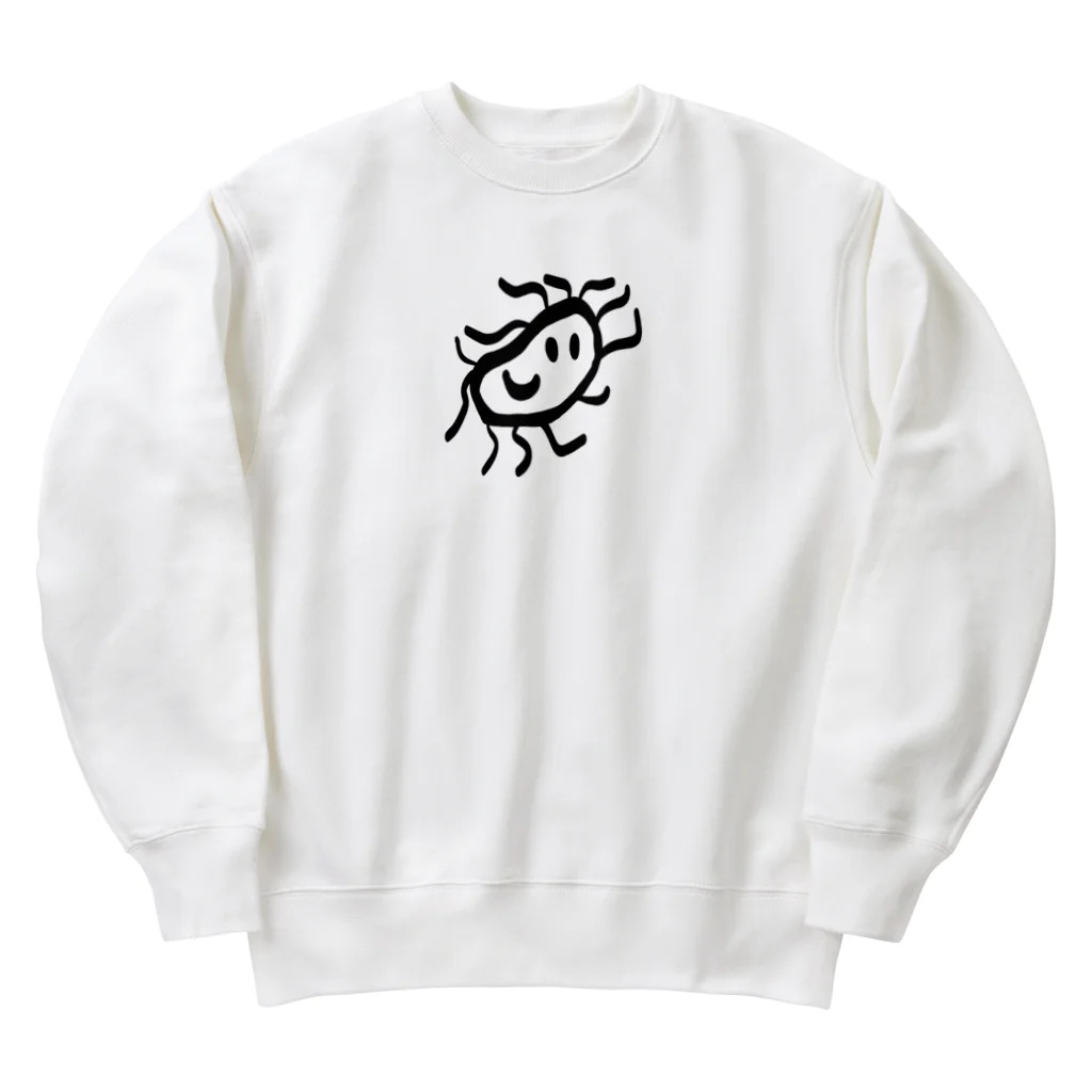 ojacooの大腸菌くん Heavyweight Crew Neck Sweatshirt