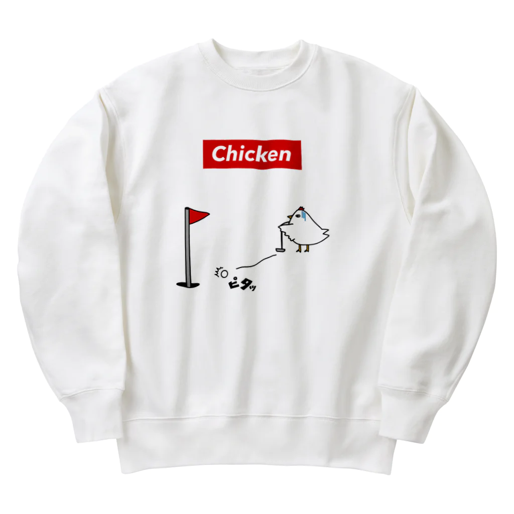 麦畑の［ゴルフ］チキンパッティング Heavyweight Crew Neck Sweatshirt