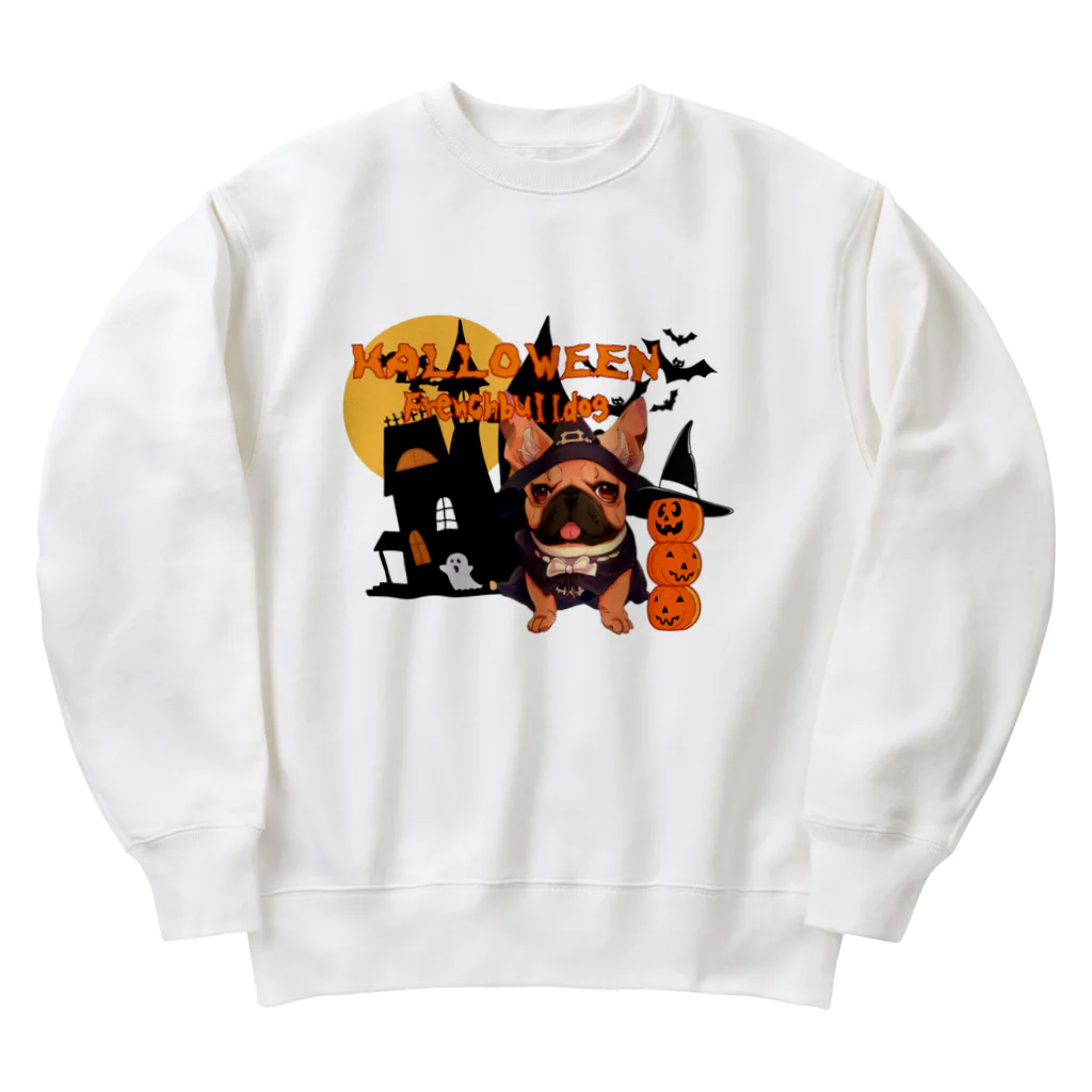 furebuhi　clubのハロウィン★フレンチブルドッグ Heavyweight Crew Neck Sweatshirt