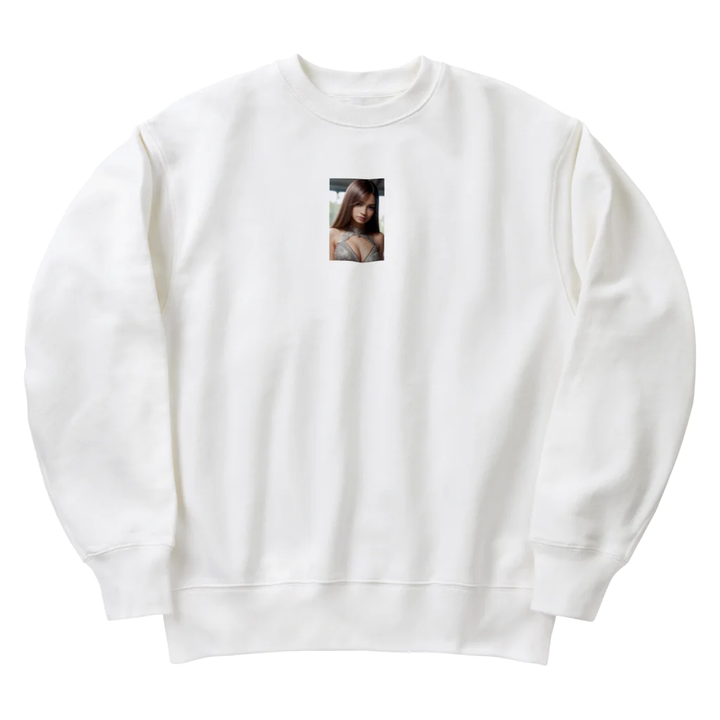 m31oのAI美女 A Heavyweight Crew Neck Sweatshirt