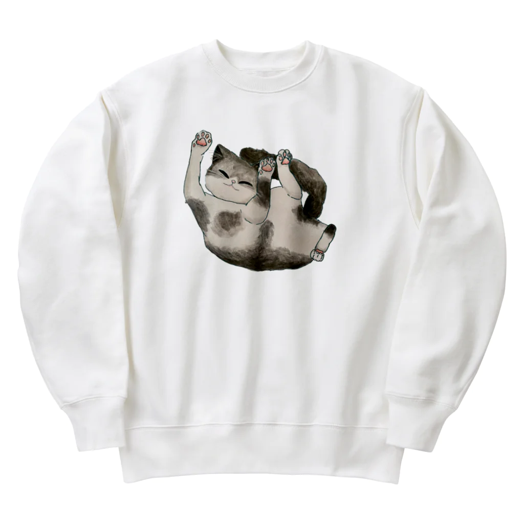 yukinokonokoの同じネコなら楽しむニャンニャン Heavyweight Crew Neck Sweatshirt