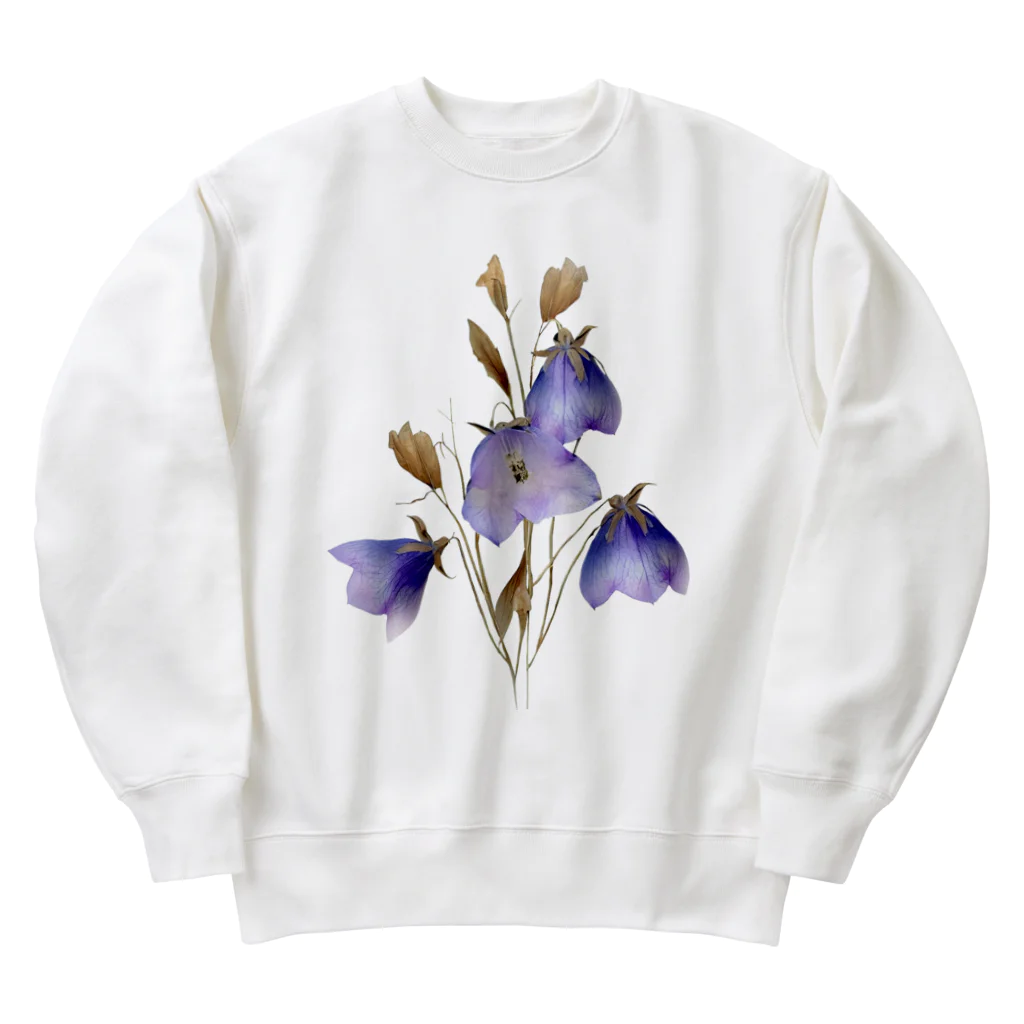 Atelier Petrichor Forestのキキョウ Chinese bellflower ヘビーウェイトスウェット