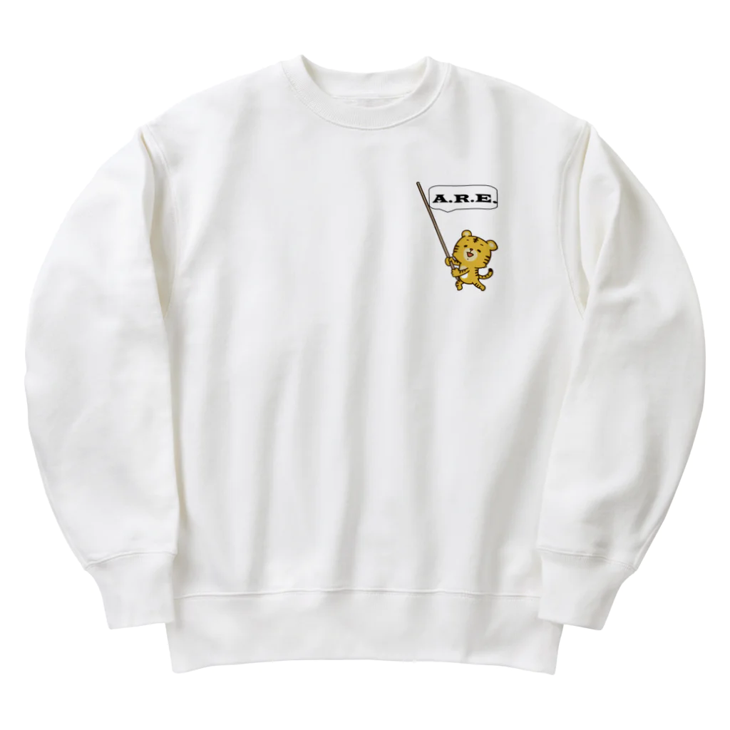 HARERUYA59の阪神タイガース　優勝　マスコット　トラ娘 Heavyweight Crew Neck Sweatshirt