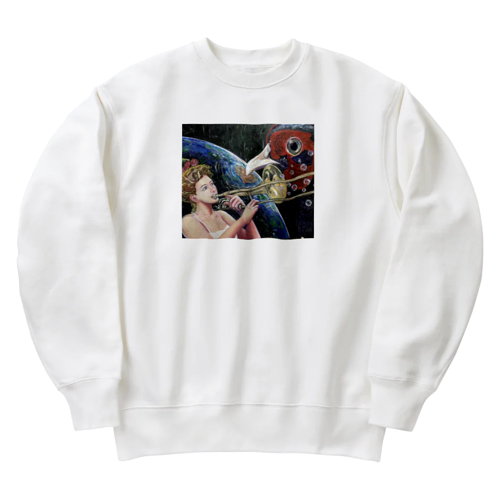  ブンスタのSHAFT  Heavyweight Crew Neck Sweatshirt