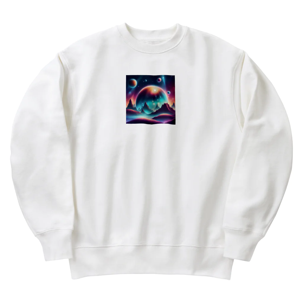 Momo Magicの未来宇宙 Heavyweight Crew Neck Sweatshirt