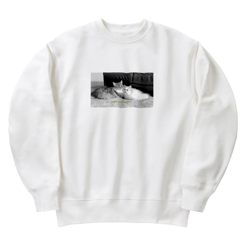 妖怪 水姫城-Yokai.Mizukijyo-ฅ^ơωơ^ฅ♡の#ネコヒメペット 97ฅ^ơωơ^ฅ♡ Heavyweight Crew Neck Sweatshirt