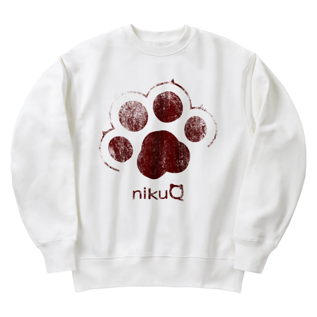 WebArtsの肉球をモチーフにしたオリジナルブランド「nikuQ」（猫タイプ）です Heavyweight Crew Neck Sweatshirt