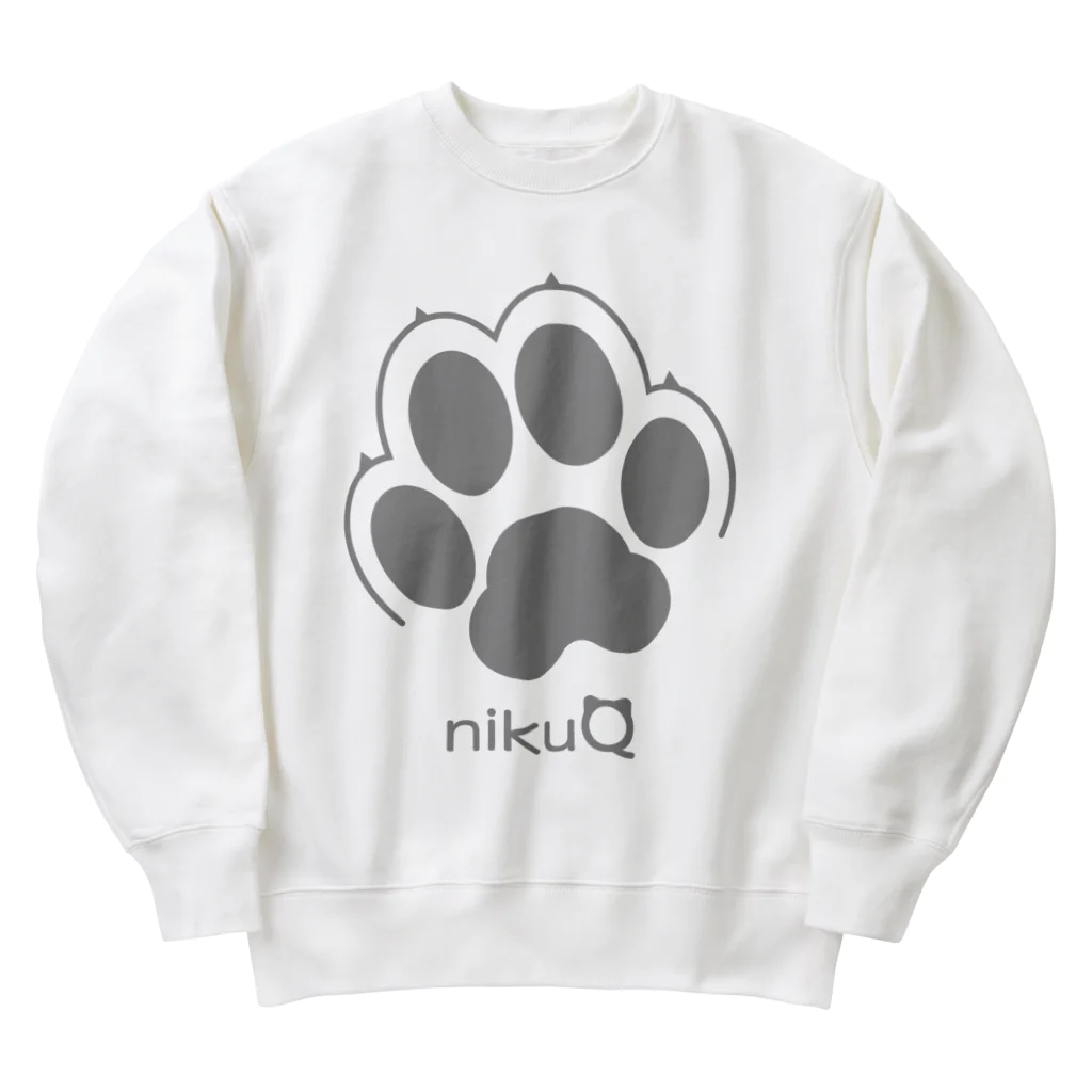 WebArtsの肉球をモチーフにしたオリジナルブランド「nikuQ」（犬タイプ）です ヘビーウェイトスウェット