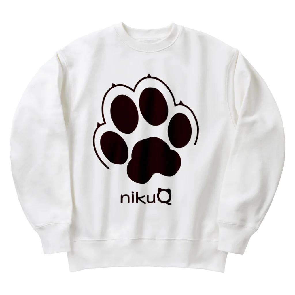 WebArtsの肉球をモチーフにしたオリジナルブランド「nikuQ」（犬タイプ）です ヘビーウェイトスウェット