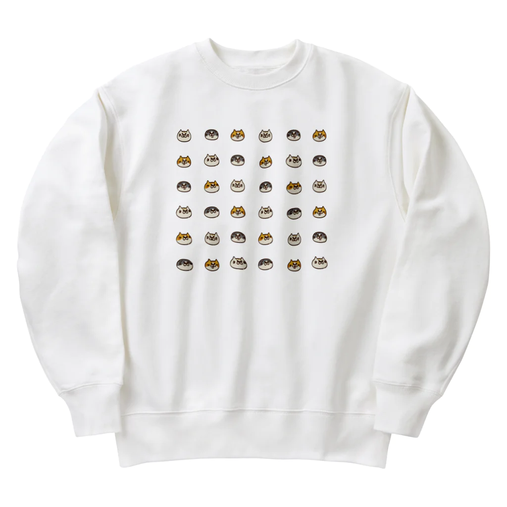 Mt_bookのにゃーにゃー言いたいにゃーパターン Heavyweight Crew Neck Sweatshirt