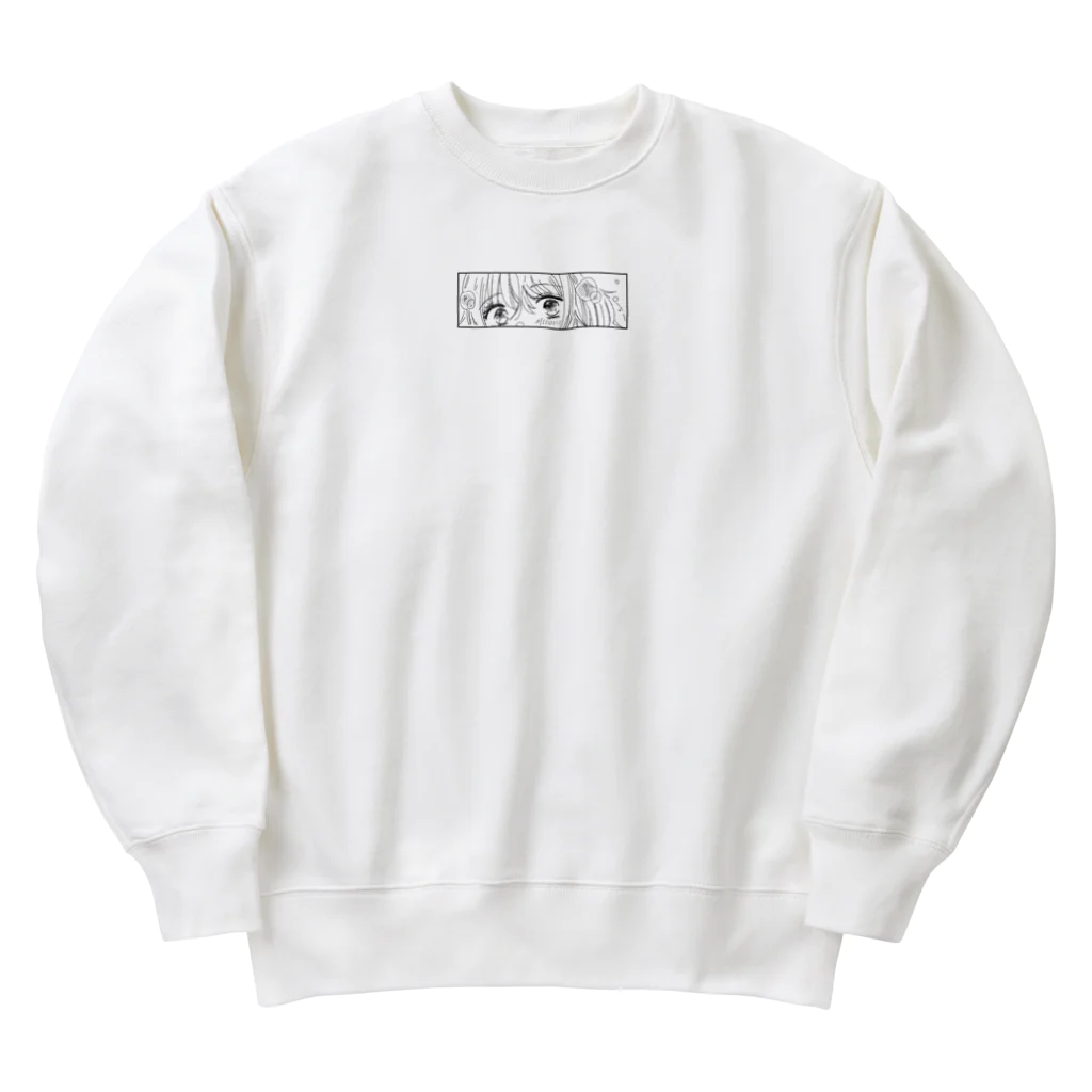 少女生活のときめき少女漫画ぐっず-1 Heavyweight Crew Neck Sweatshirt