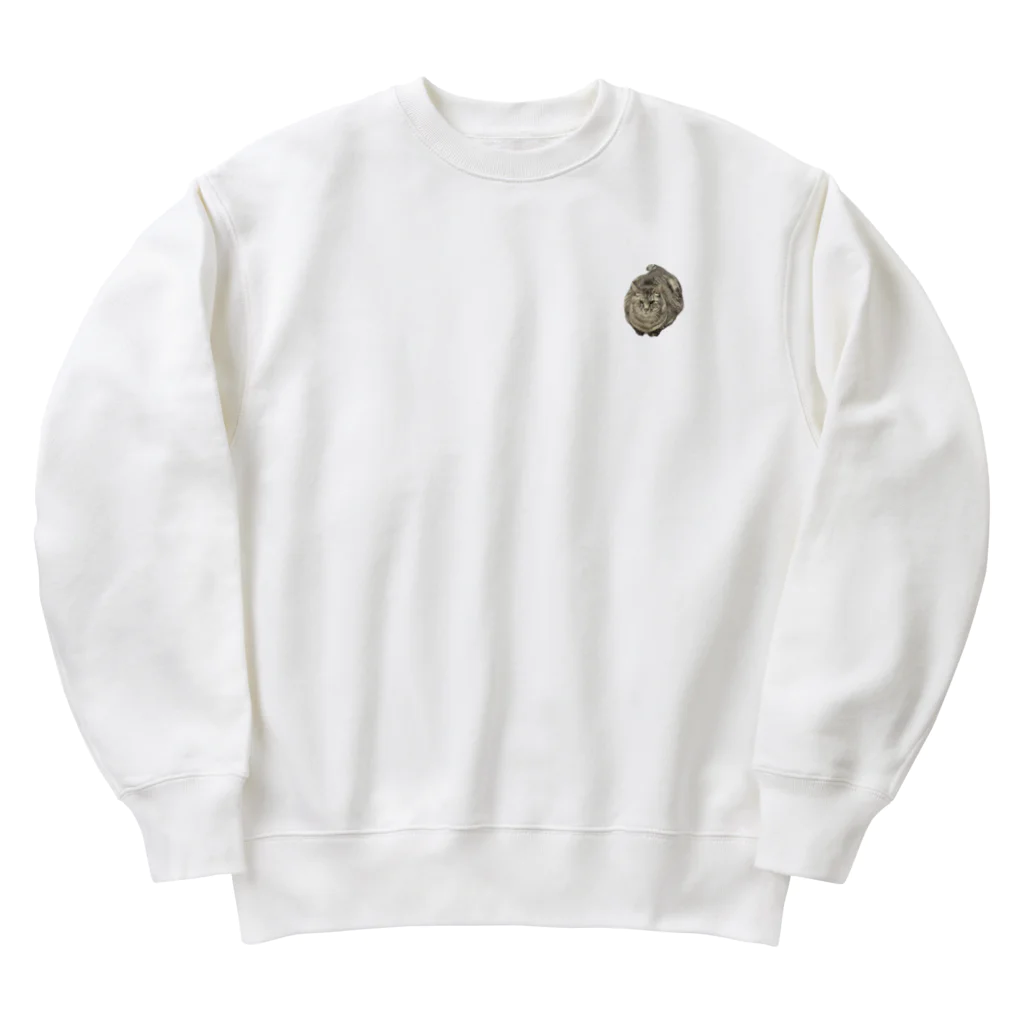 みくのポイント猫 Heavyweight Crew Neck Sweatshirt