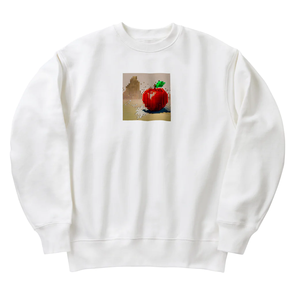 si-monの渇きを潤すリンゴ Heavyweight Crew Neck Sweatshirt