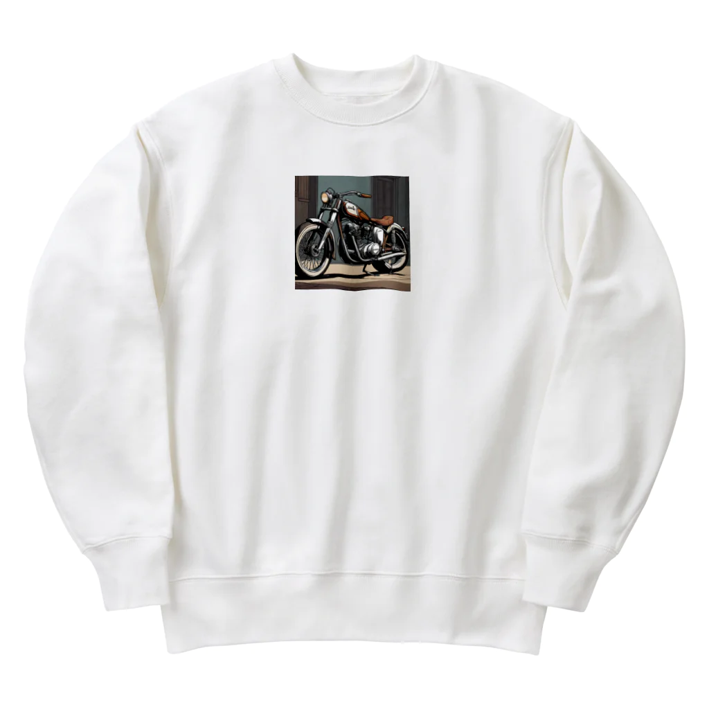 MORIXのクラッシクなバイクのグッツ Heavyweight Crew Neck Sweatshirt