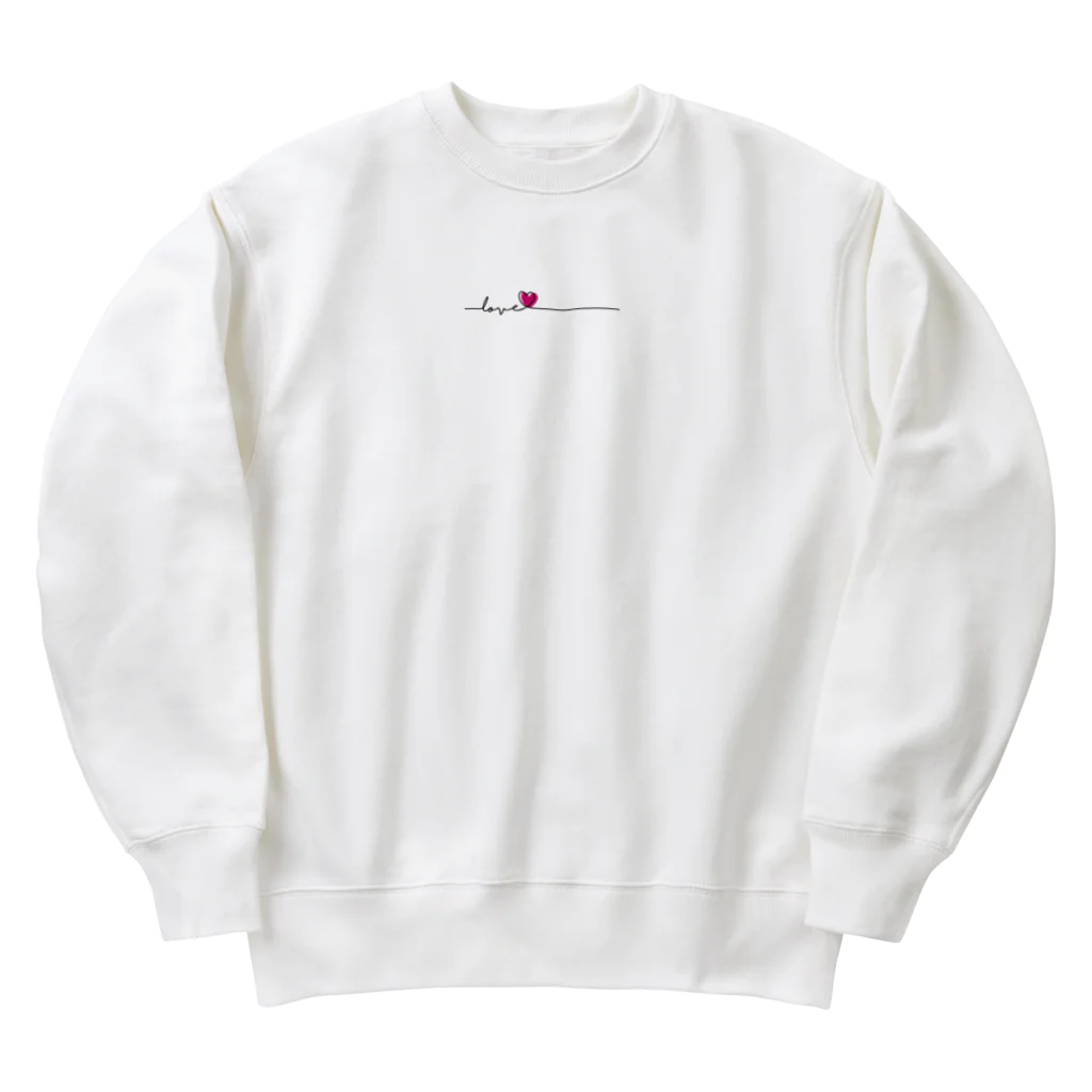 sai-nai_ひみつきちの推し♡ピンク Heavyweight Crew Neck Sweatshirt