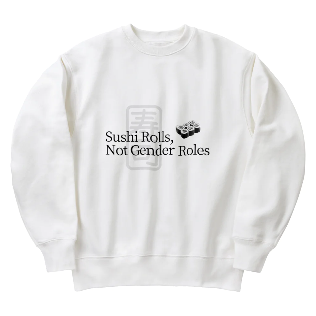 IMINfiniteのSushi Rolls, Not Gender Roles 寿司 Heavyweight Crew Neck Sweatshirt