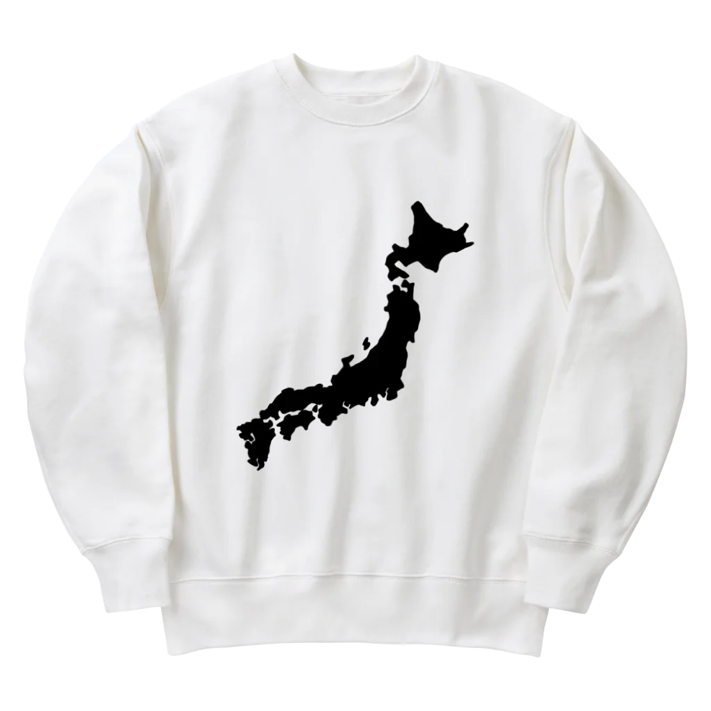 kazukiboxの日本地図 Heavyweight Crew Neck Sweatshirt