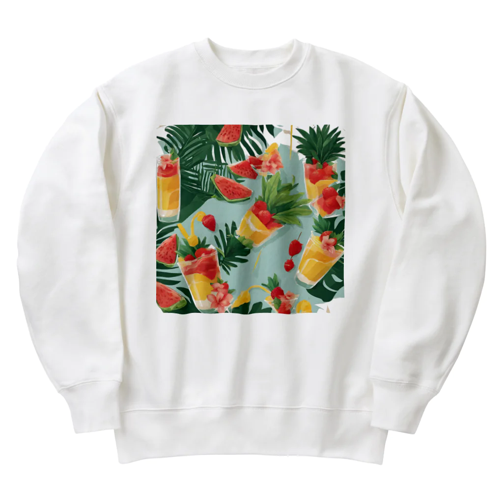 8takayaの南国のフルーツ Heavyweight Crew Neck Sweatshirt