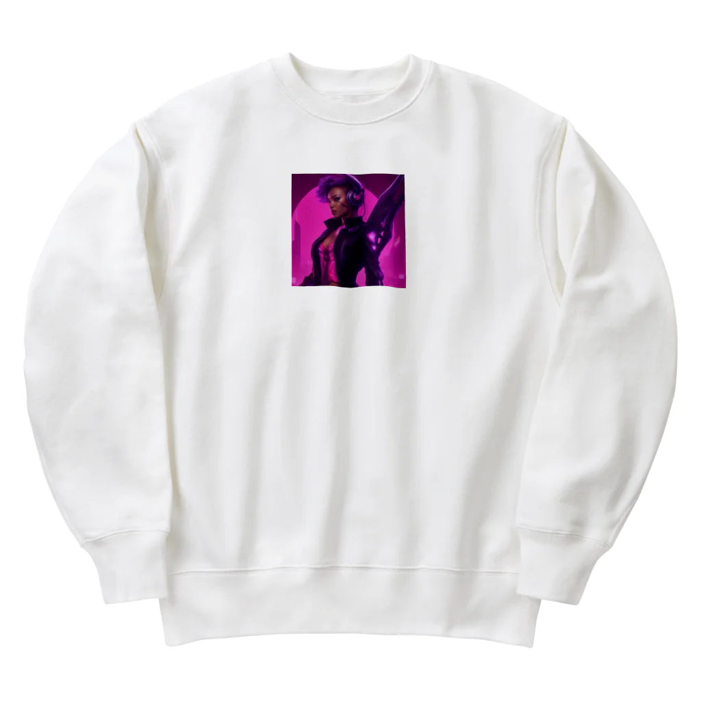 ぽてとのレオナ Heavyweight Crew Neck Sweatshirt