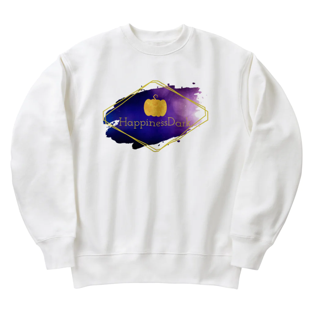 HappinessDarkのHappinessDark - ロゴグッズ【かぼちゃのシルエットver.】 Heavyweight Crew Neck Sweatshirt