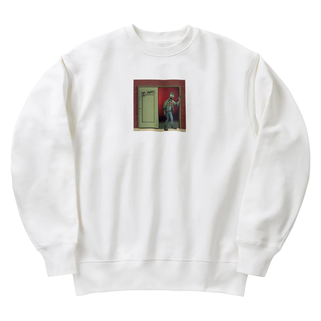 RyosukeYamamotoの侵略ゾンビ君 Heavyweight Crew Neck Sweatshirt