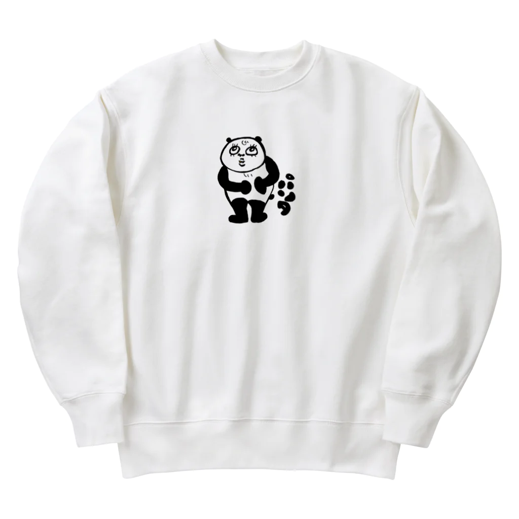 こゆびのぱんだ Heavyweight Crew Neck Sweatshirt