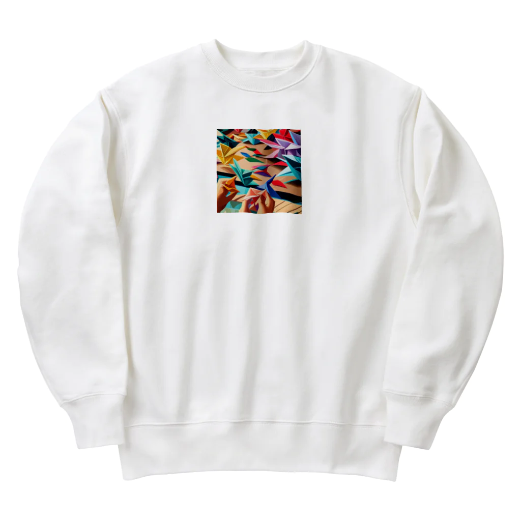 Harvey-Leekの折り紙 Heavyweight Crew Neck Sweatshirt