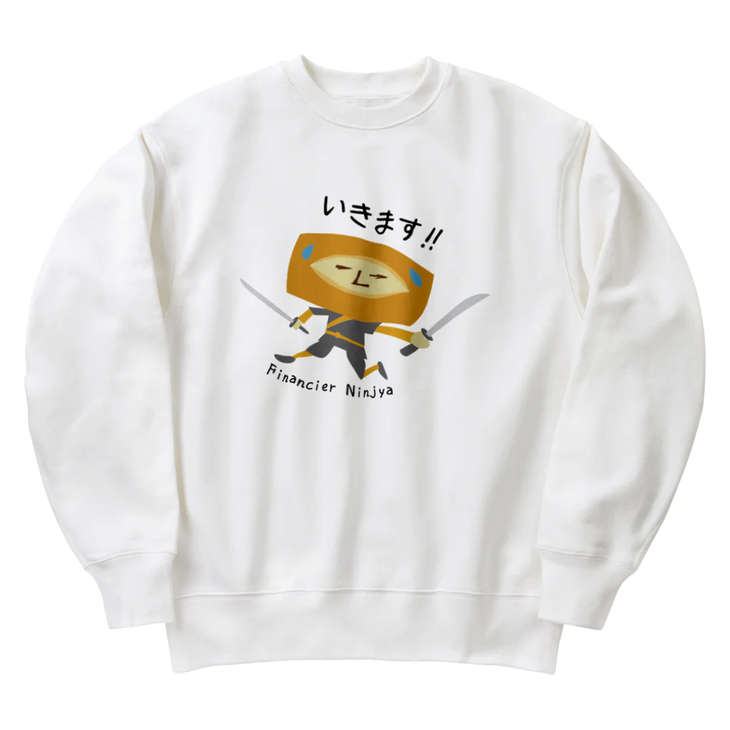 id-linkのフィナンシェ忍者 Heavyweight Crew Neck Sweatshirt