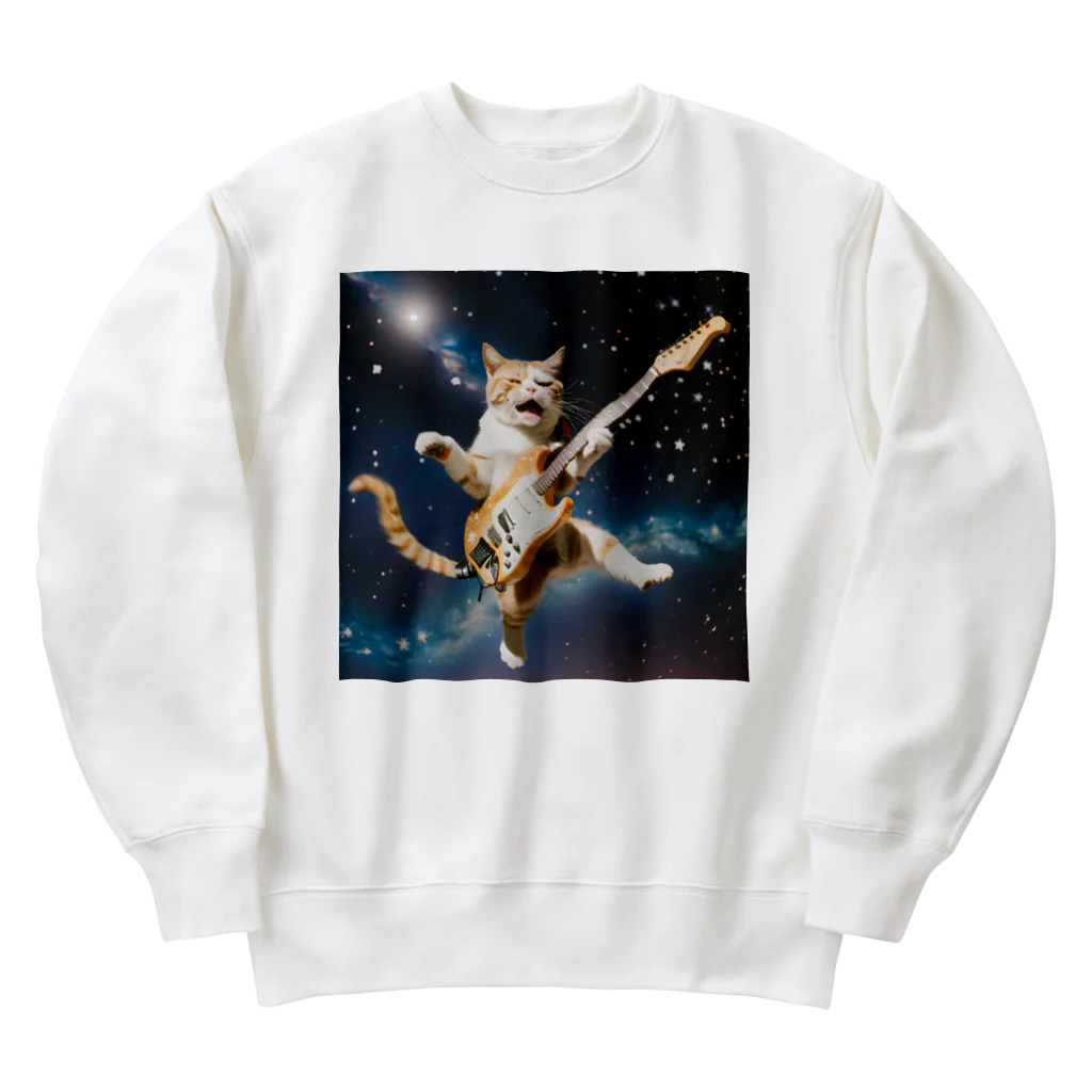 kudari_ryoのジミ・ニャンドリックス Heavyweight Crew Neck Sweatshirt