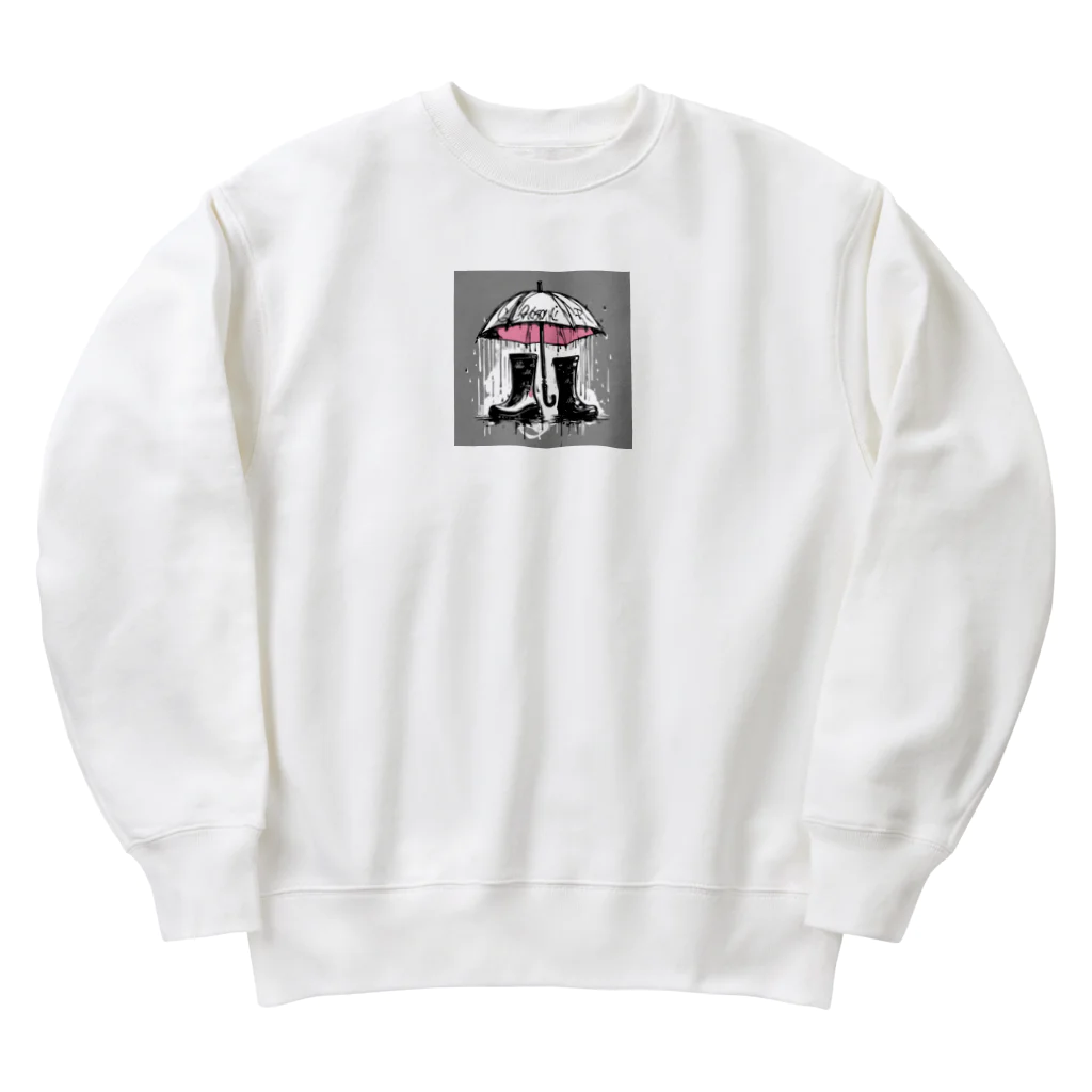 HI_MA_RIの雨の日 Heavyweight Crew Neck Sweatshirt