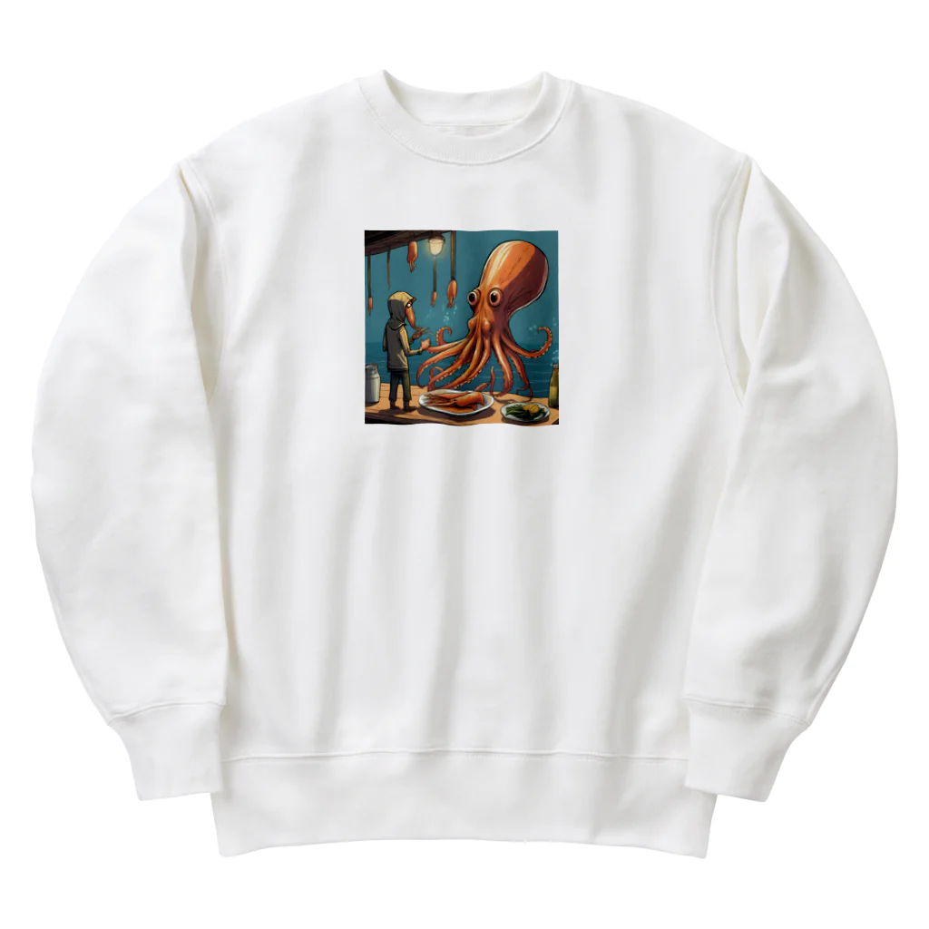 mofu mofu309の焼かないで Heavyweight Crew Neck Sweatshirt