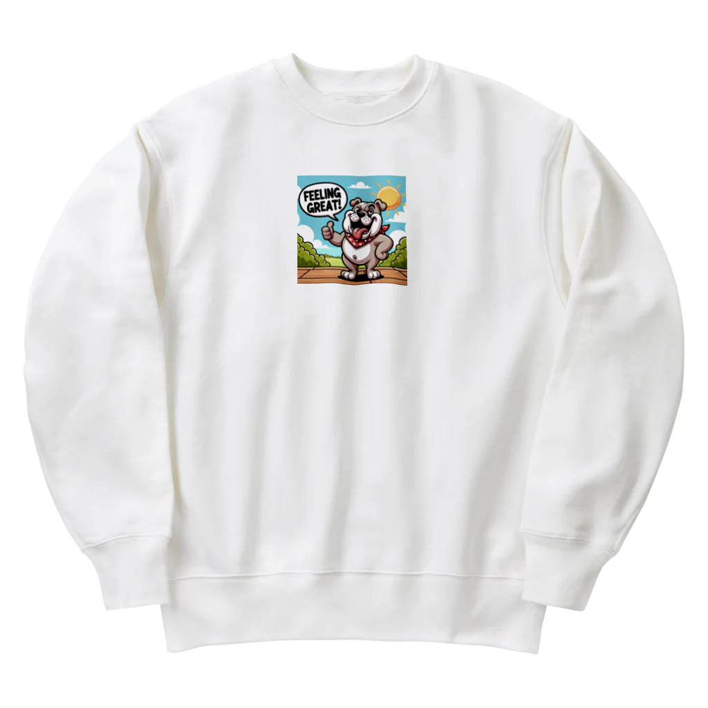 Everyday Elegance Goodsのブルドックの日常１７ Heavyweight Crew Neck Sweatshirt