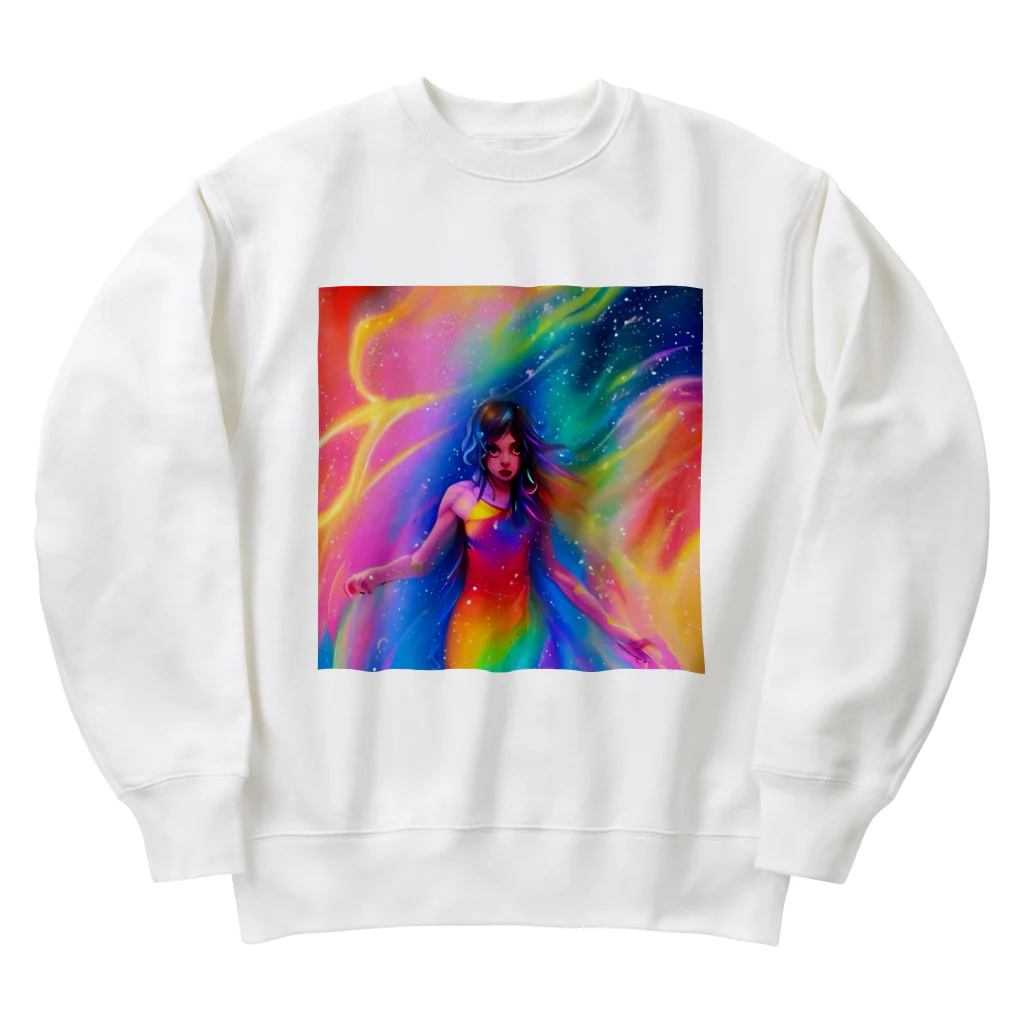 でおきしりぼ子の実験室の少女 Heavyweight Crew Neck Sweatshirt