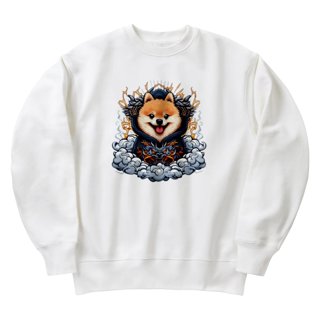 Pom-Dog'sのポメドラゴン Heavyweight Crew Neck Sweatshirt