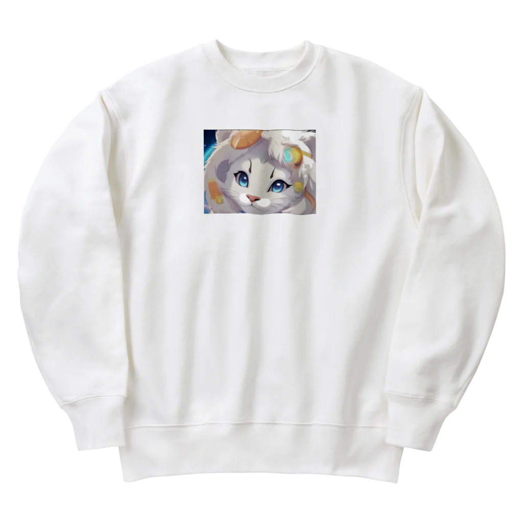 ポジパレード 🎉のムーンシャインタイガリーナ Heavyweight Crew Neck Sweatshirt