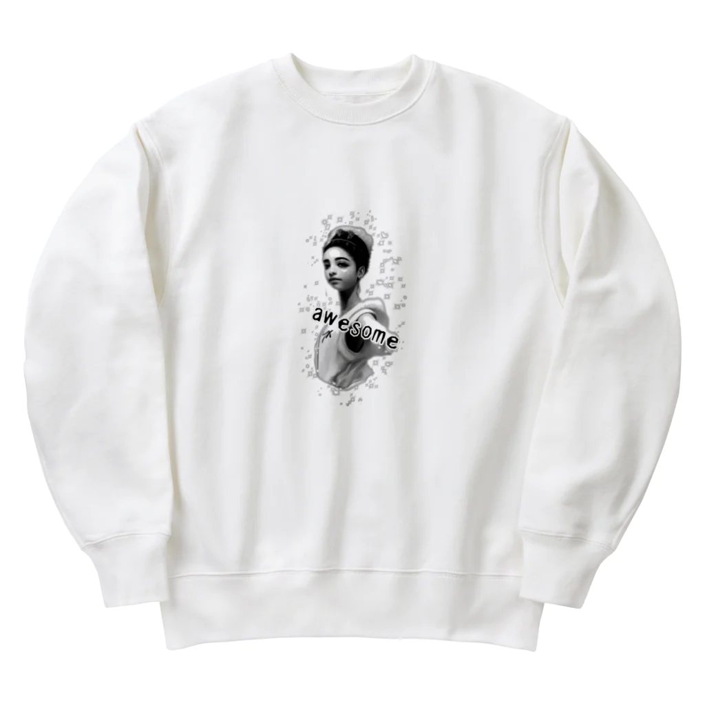 森のぱれるのawesome Heavyweight Crew Neck Sweatshirt