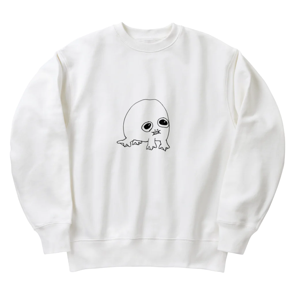 octopusboyのfat frogくん Heavyweight Crew Neck Sweatshirt