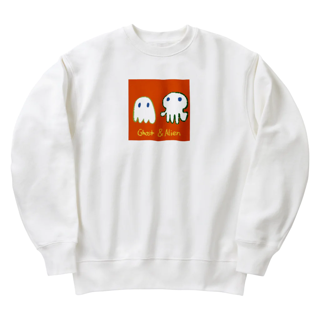 toyono in the eveningのghost&alien Heavyweight Crew Neck Sweatshirt