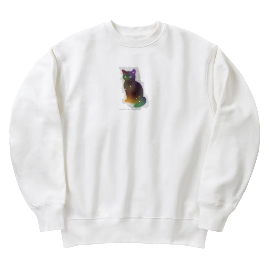 ageha(アゲハ)のくろねこ Heavyweight Crew Neck Sweatshirt