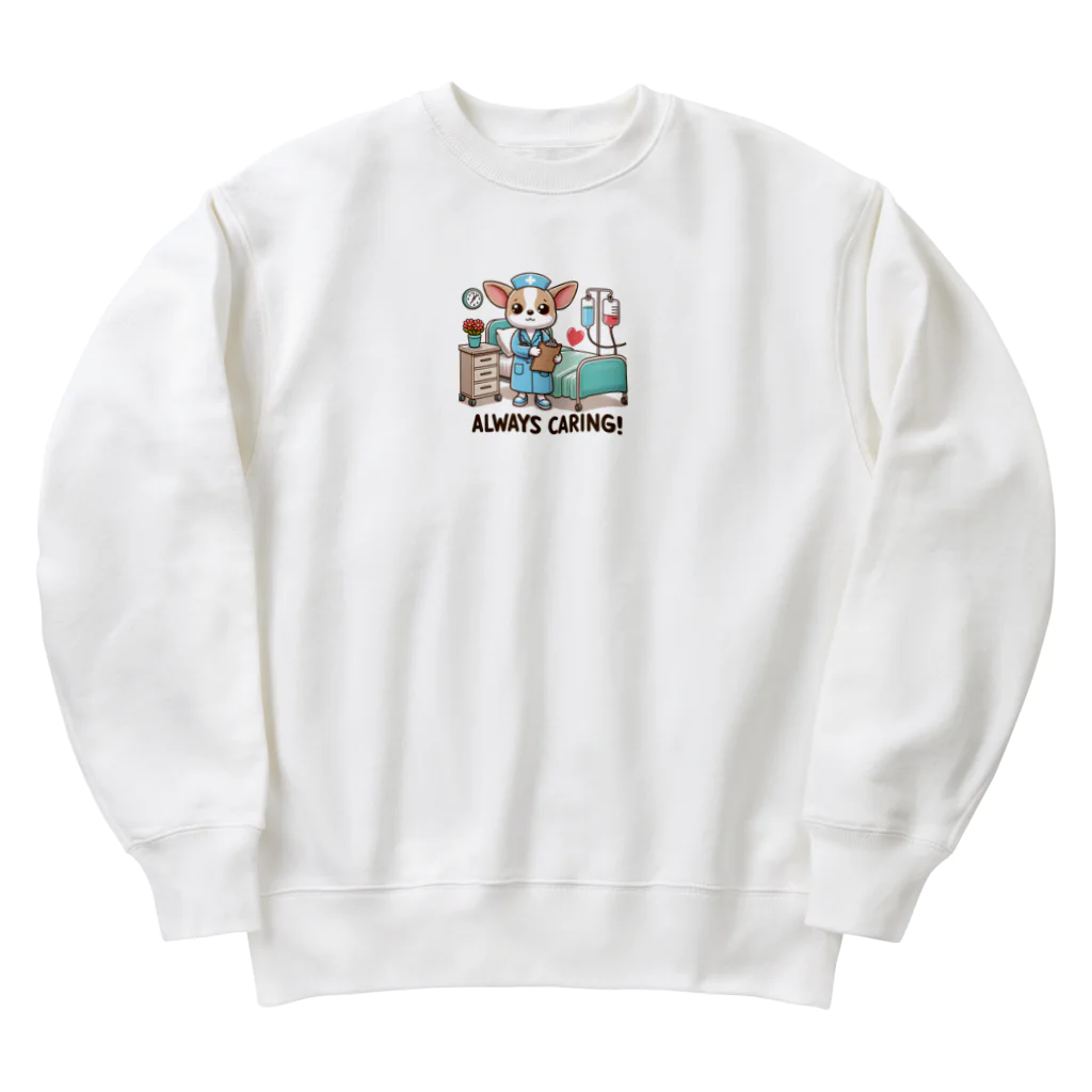 nomad4491のいつでもおいで Heavyweight Crew Neck Sweatshirt