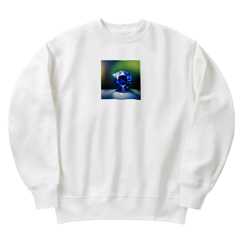 miki_6969のサファイヤの輝き Heavyweight Crew Neck Sweatshirt