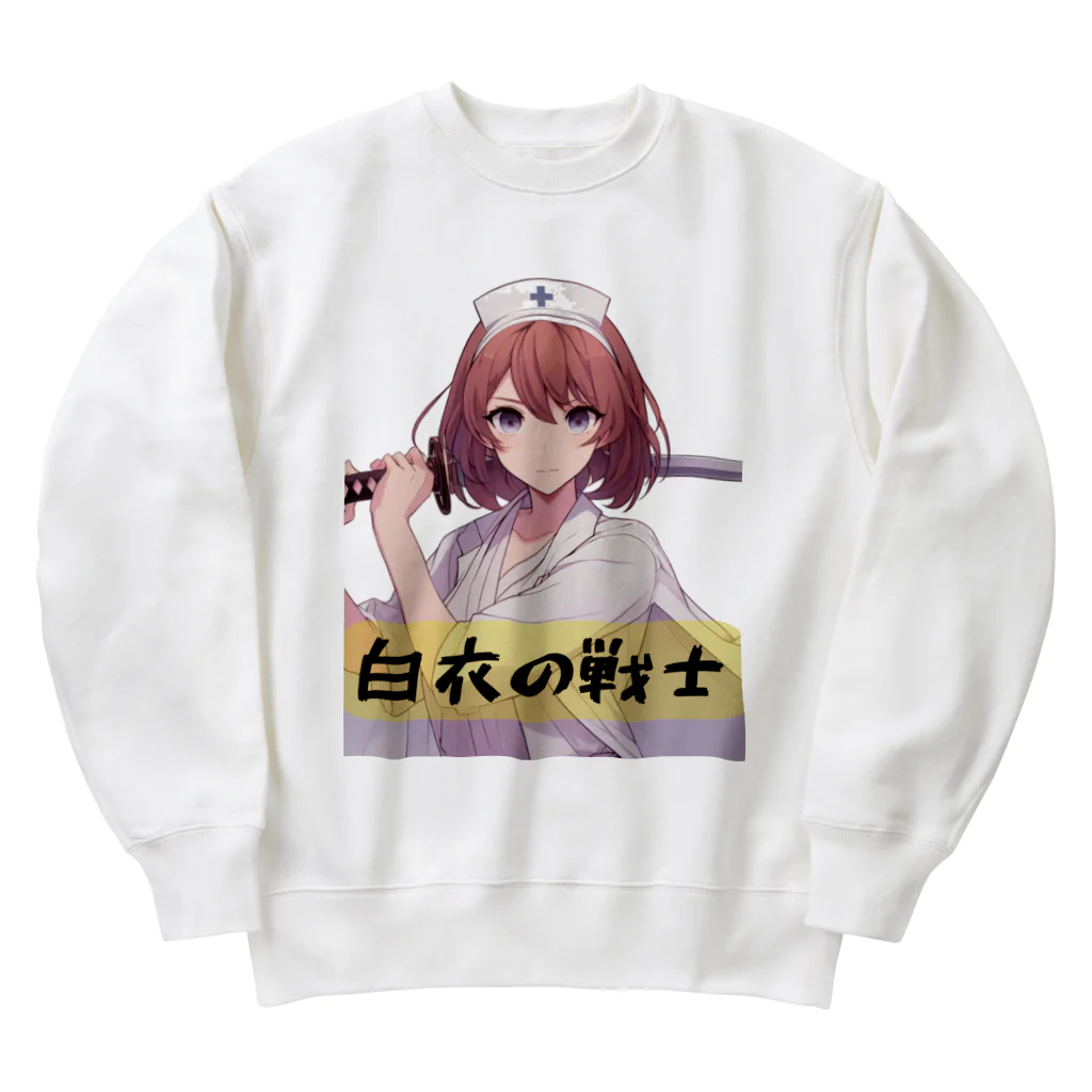 isshi1002の白衣の戦士シリーズ Heavyweight Crew Neck Sweatshirt