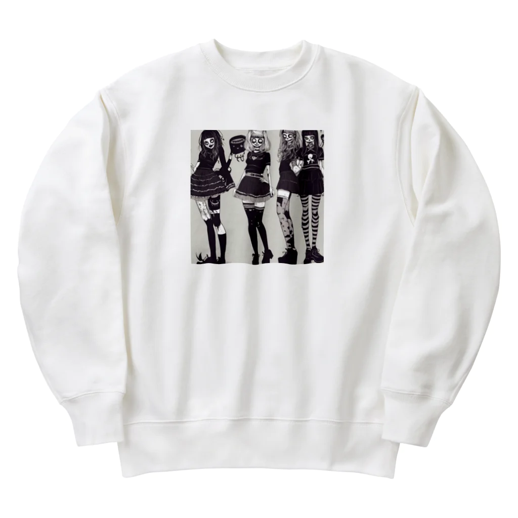 rarara-404のキモ＆キュート Heavyweight Crew Neck Sweatshirt